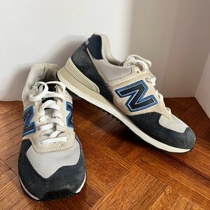 New Balance Navy/Gray/Beige Shoes Mens 9.5